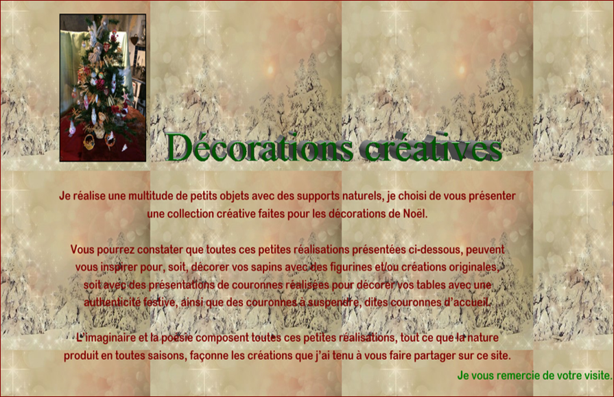 Décorations créatives